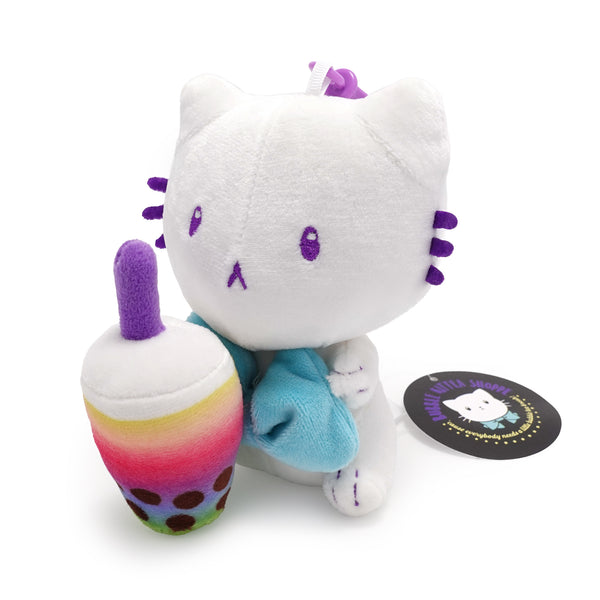 Bubble Kittea Keychain Plushie