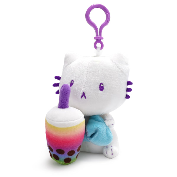 Bubble Kittea Keychain Plushie