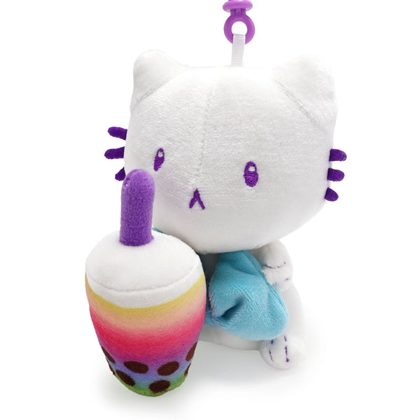 Bubble Kittea Keychain Plushie