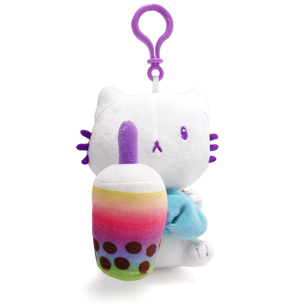 Bubble Kittea Keychain Plushie