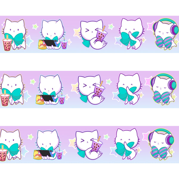 Bubble Kittea Days Washi Tape