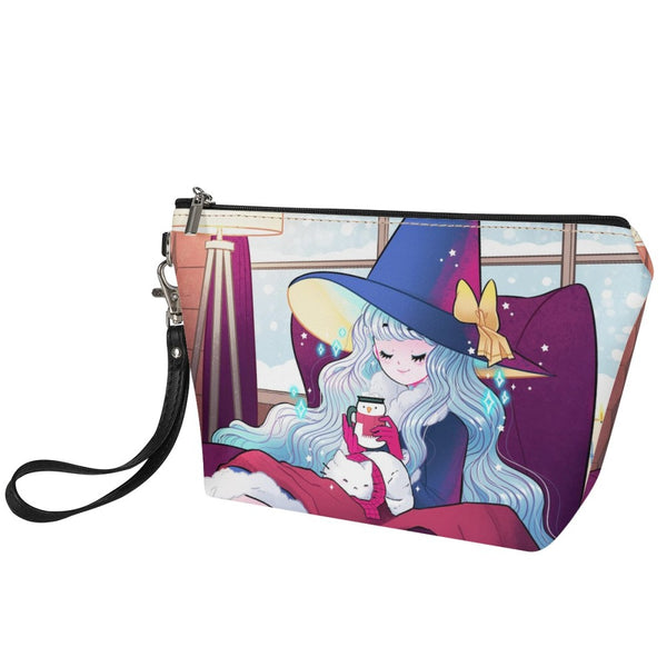 Winter Witch Cozy Zipper Pouch