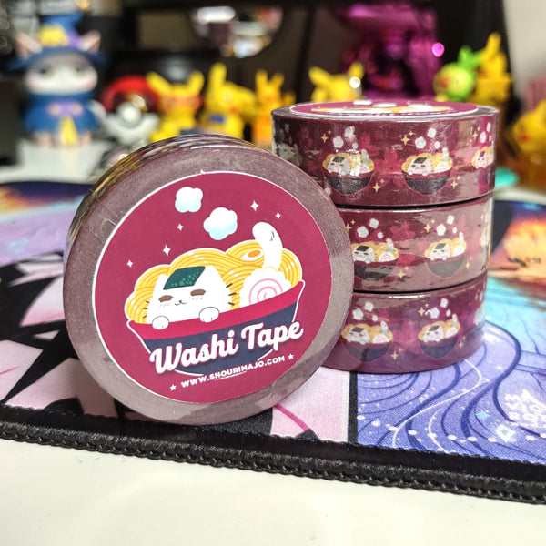 Sassy Kitties Sakura Matsuri Ramen Cat Washi Tape