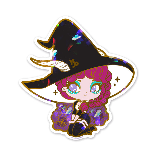 Cosmeek Zodiac Witches Sparkly Stickers