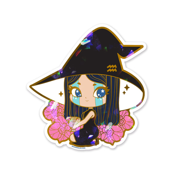 Cosmeek Zodiac Witches Sparkly Stickers