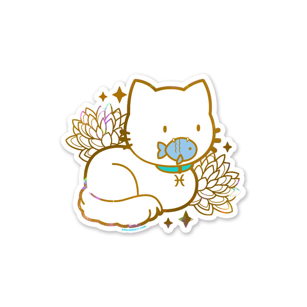 Cosmeek Zodiac Kitties Sparkly Stickers
