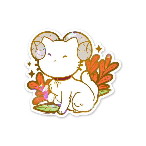 Cosmeek Zodiac Kitties Sparkly Stickers