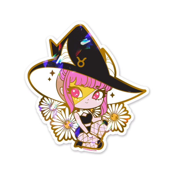 Cosmeek Zodiac Witches Sparkly Stickers