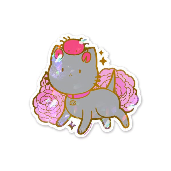 Cosmeek Zodiac Kitties Sparkly Stickers