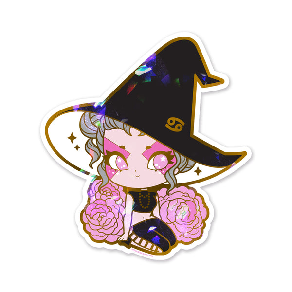 Cosmeek Zodiac Witches Sparkly Stickers