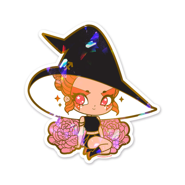 Cosmeek Zodiac Witches Sparkly Stickers