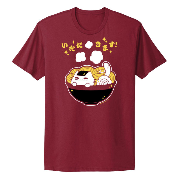 Sassy Kitties Sakura Matsuri Ramen Cat T-shirt