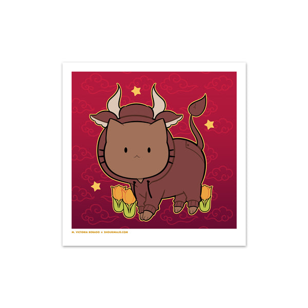 Lunar Zodiac Kitties Mini Art Prints