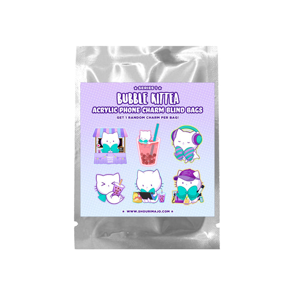 Bubble Kittea Blind Bag Mini Acrylic Charm