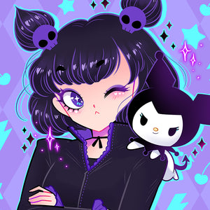 Kuro Cutie Art Print (Signed)