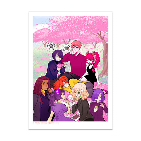 #Blessed Hanami Art Print (Signed)