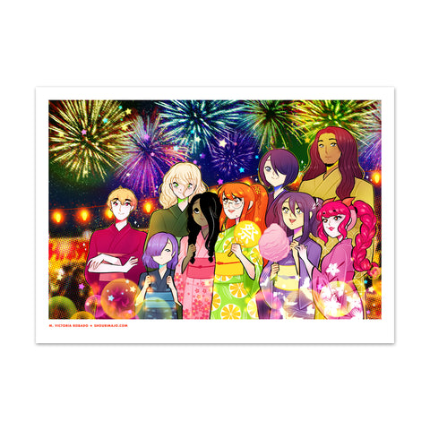 #Blessed Matsuri Extended Art Print (Signed)