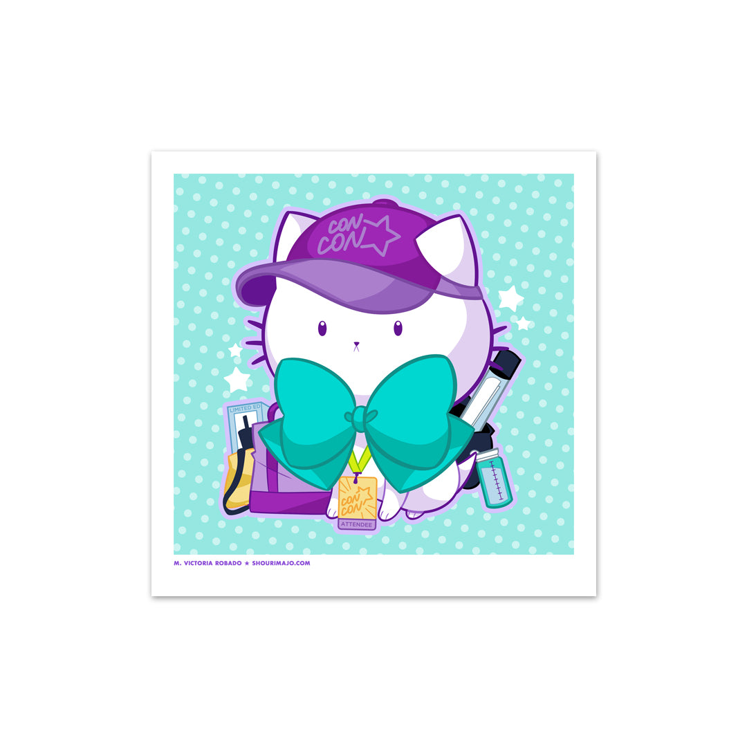 Bubble Kittea Convention Art Print (Signed)