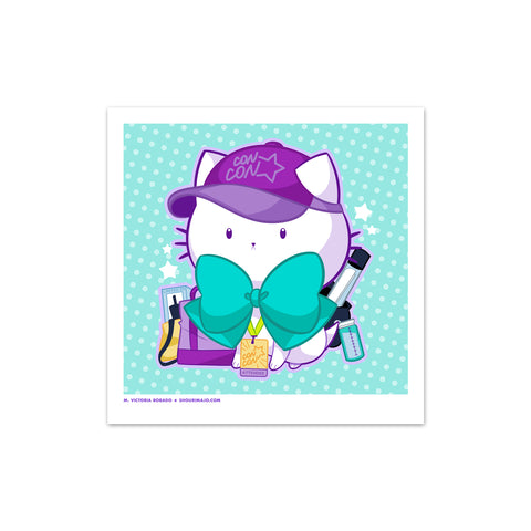Bubble Kittea Convention Art Print (Signed)