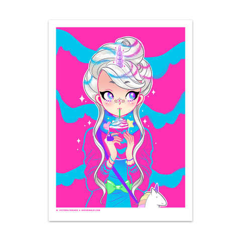 Frappunicorn Art Print (Signed)
