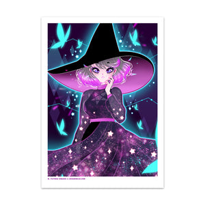 Glowy Papillon Art Print (Signed)
