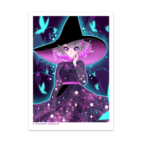 Glowy Papillon Art Print (Signed)