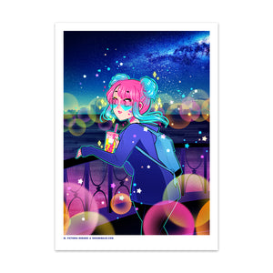 Gradients Night Art Print (Signed)