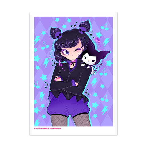 Kuro Cutie Art Print (Signed)