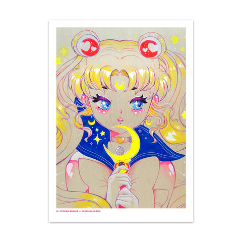 Moon Cutie Art Print (Signed)