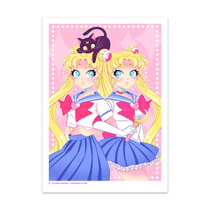 Sailor Cutie Moon Art Print (Signed)