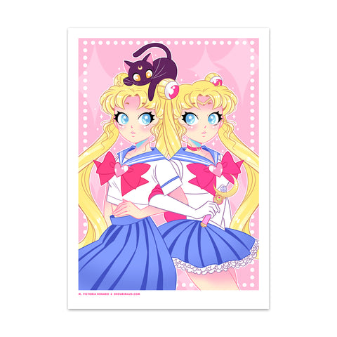 Sailor Cutie Moon Art Print (Signed)