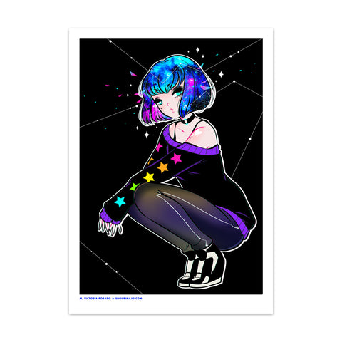 Spacehead Art Print (Signed)