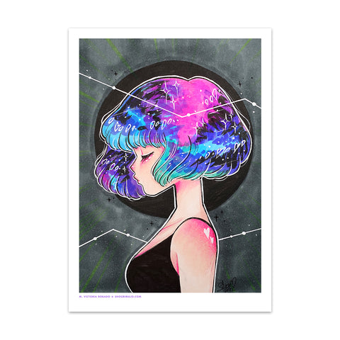 Spacehead Space Child Art Print (Signed)