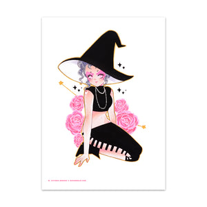Cancer Witchtober Cosmeek Zodiac Art Print (Signed)