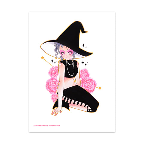 Cancer Witchtober Cosmeek Zodiac Art Print (Signed)