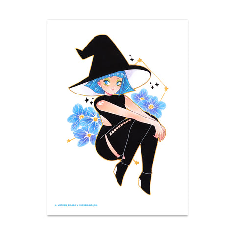 Libra Witchtober Cosmeek Zodiac Art Print (Signed)