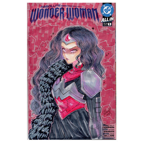 Original Blank Cover Absolute Wonder Woman