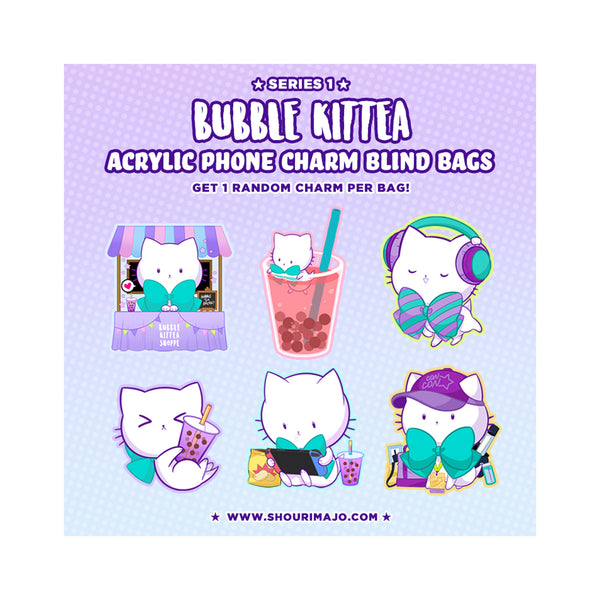 Bubble Kittea Blind Bag Mini Acrylic Charm