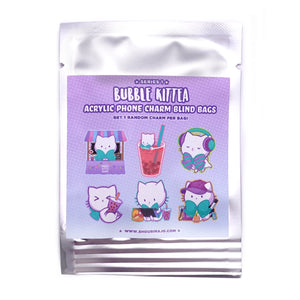 Bubble Kittea Blind Bag Mini Acrylic Charm