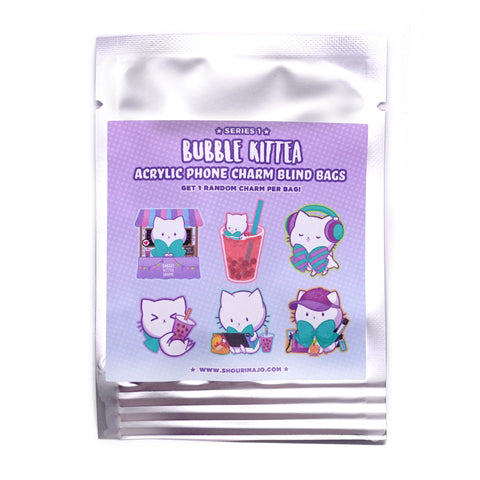 Bubble Kittea Blind Bag Mini Acrylic Charm
