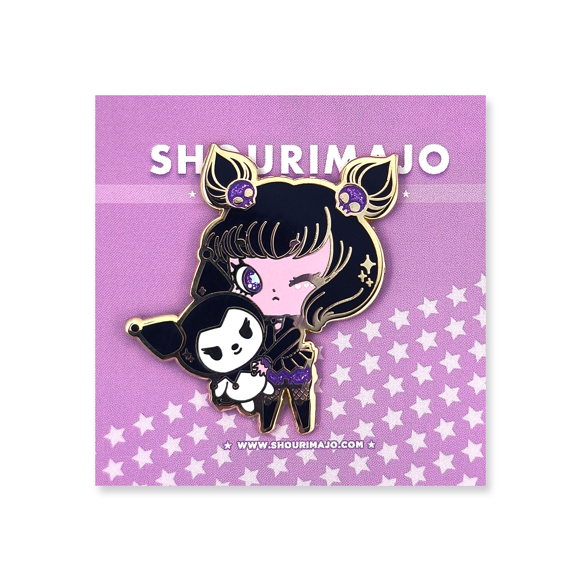 Kuro Cutie Enamel Pin