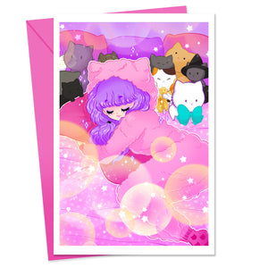 Fluffy Nap Greeting Card