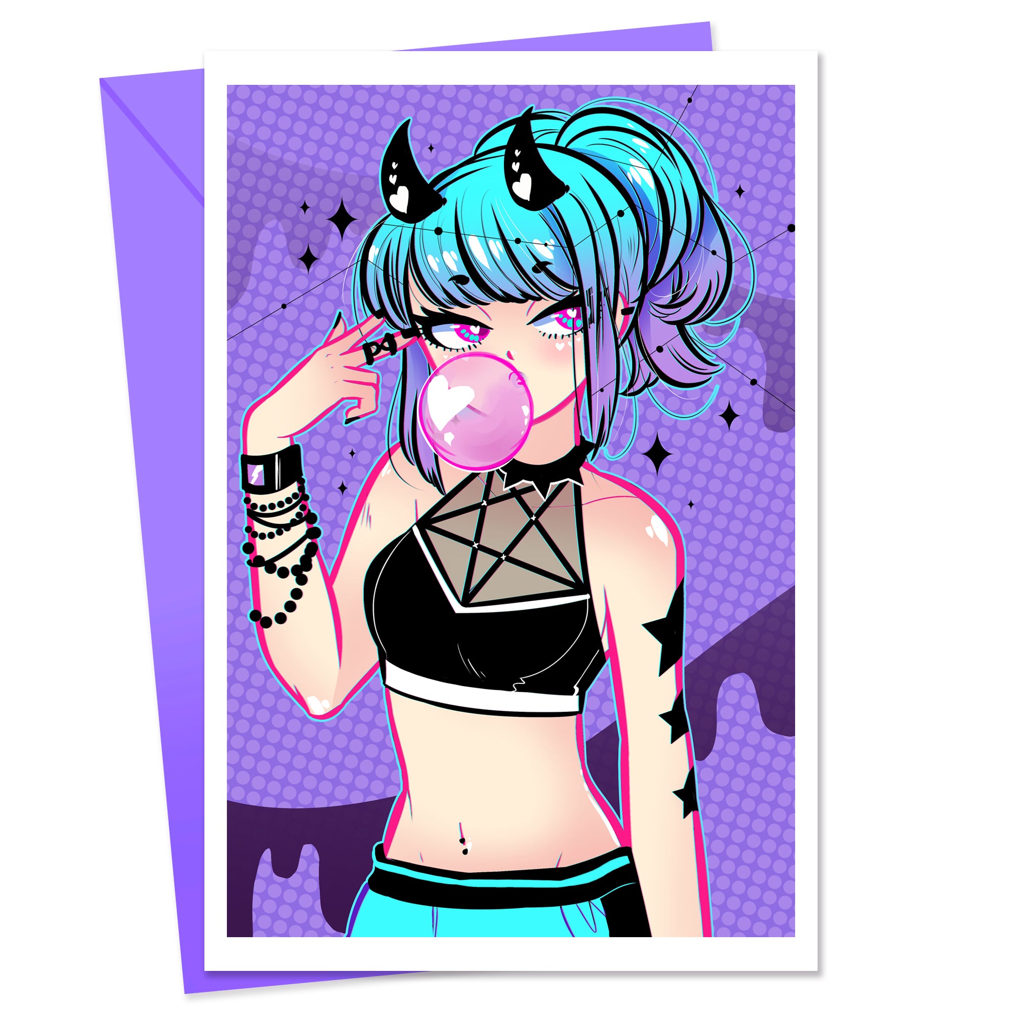 Horns Greeting Card