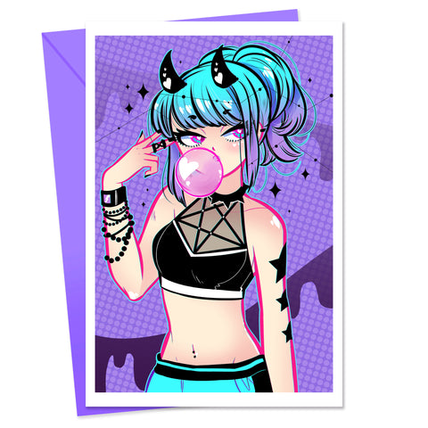 Horns Greeting Card
