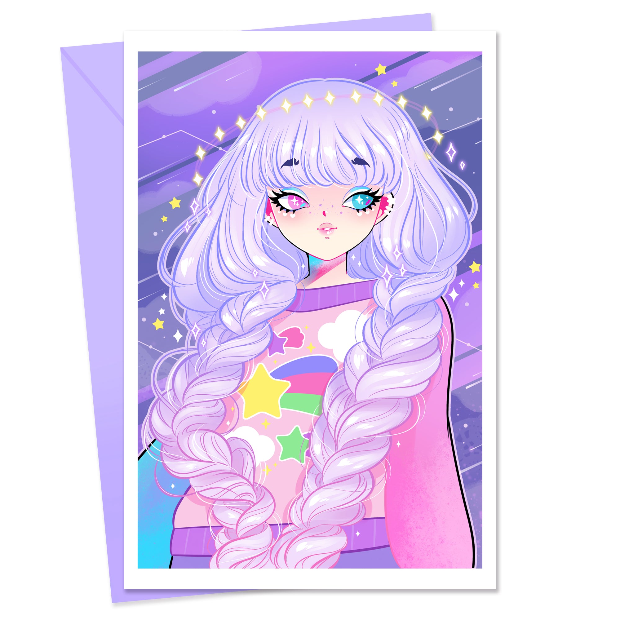 Lavender Greeting Card