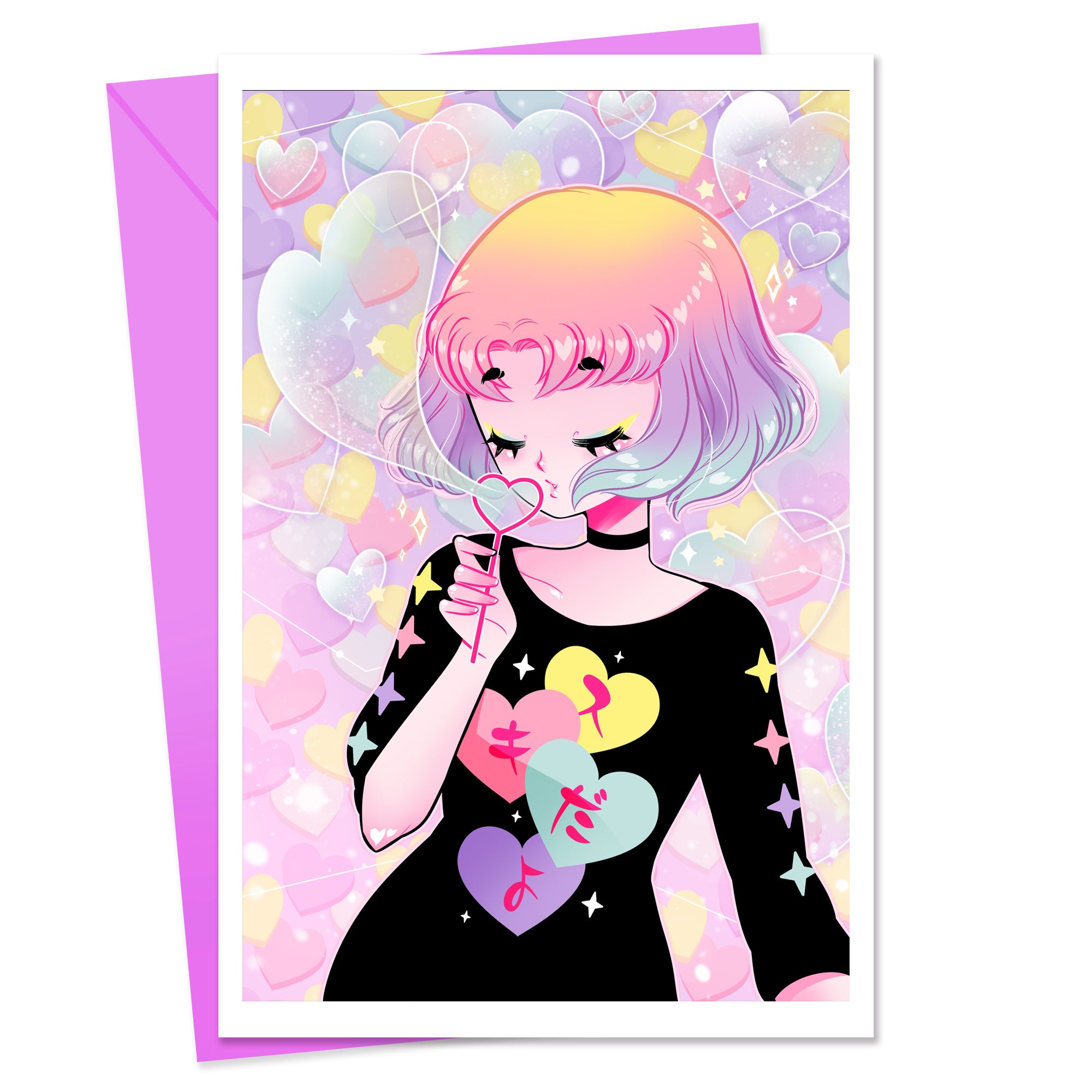 Suki Bubbles Greeting Card
