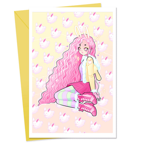 Usagi Greeting Card