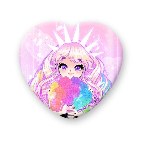 Prism Happiness Heart Badge
