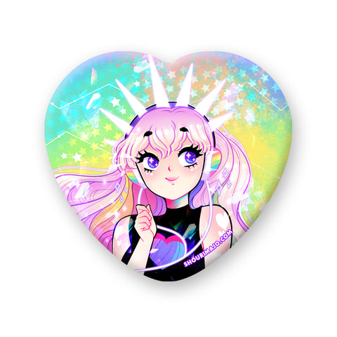 Prism Music Heart Badge