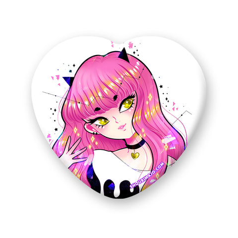 Velvet Heart Badge